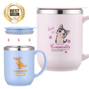 idrop 350ML Thermos Stainless Steel Cup Cartoon Illustration