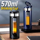 idrop [ 570ml ] Double Layer Heat Insulation Drinking Cup Flask / Cawan Minum Insulasi / 双层保温饮水杯烧瓶