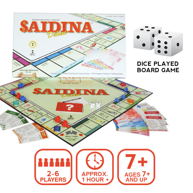 idrop SAIDINA - Deluxe [ SPM GAMES ] - Interactive Multiplayer Board Playing Game