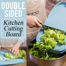 idrop Double Sided Multipurpose Angled Cutting Chopping Board