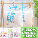 idrop Flexible Folding Plastic Pillow Drying Hanger Rack