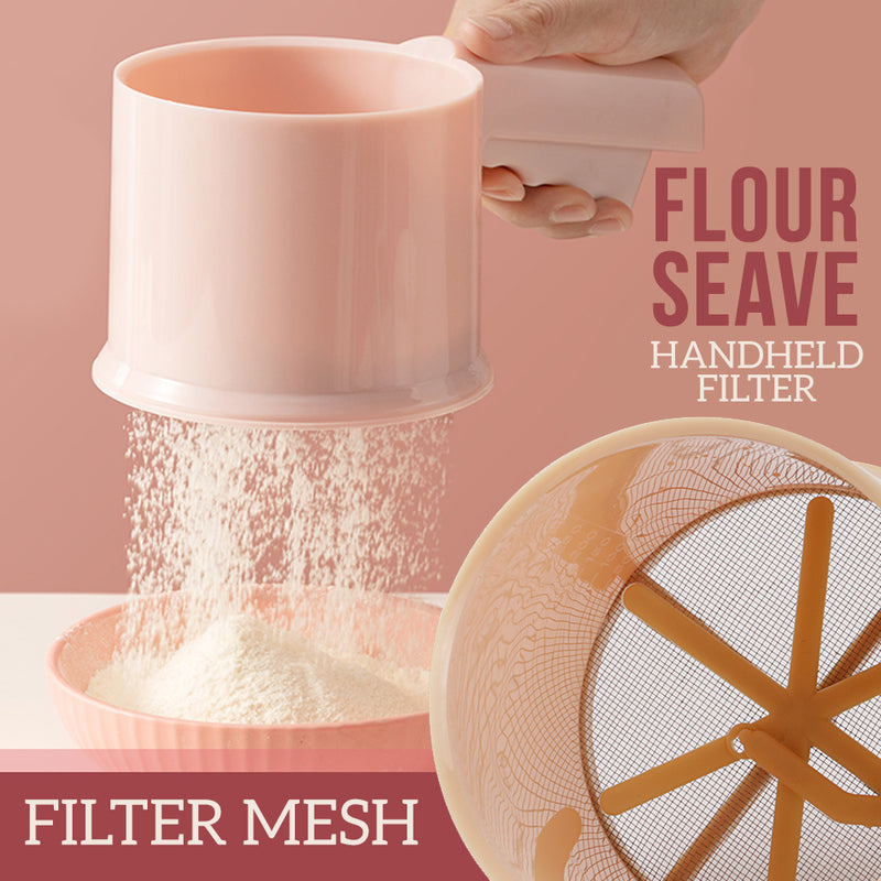 idrop Handheld Flour Powder Seave Filter Sifter