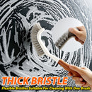idrop Long Handle Bathroom Toilet Cleaning Bristle Brush / Berus Pencuci Tandas & Bilik Mandi / 橡胶木长柄硬毛刷子