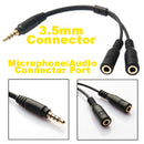 idrop 2 IN 1 3.5mm Microphone & Earphone Splitter Adapter Cable