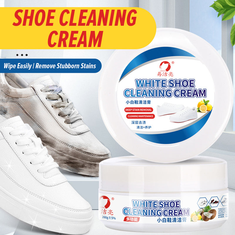 idrop [ 260g ] White Shoe Cleaning Cream / Pencuci Pembersih Kasut Kri