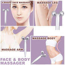 idrop 3D Roller Face & Body Massager with Solar Micro Current / Alat Urut Muka dan Badan dengan Tenaga Solar / 带太阳能微电流的 3D 滚轮面部和身体按摩器