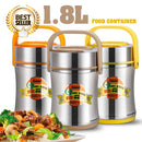 idrop 1.8L THERMOS LUNCH BOX - Stainless Steel Food Storage Container