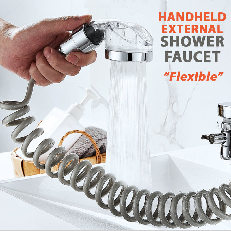 idrop Handheld External Flexible Faucet Shower Head