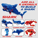 idrop 6in1 Kid's Ocean Animal Building Blocks Toy [ 1pc Animal Random ]