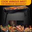 idrop [ 60CM ] Long Foldable BBQ Charcoal Grill Outdoor Camping Picnic Barbecue Set / Pemanggang  BBQ Mudah Alih / 长款可折叠烧烤木炭烧烤户外野营野餐烧烤套装