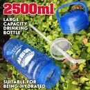 idrop 2500ml Giant Big Large Capacity Drinking Water Bottle