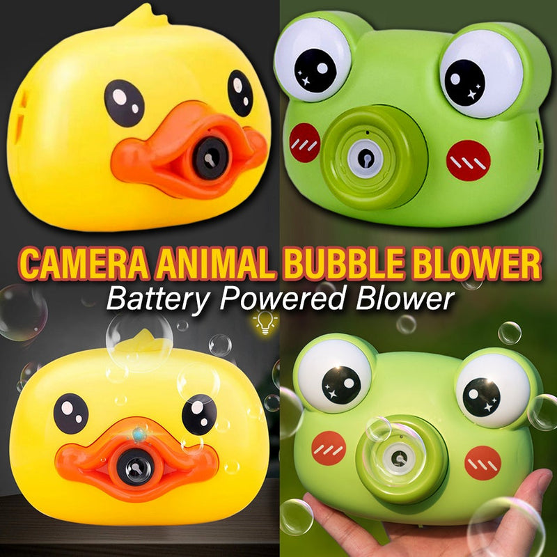 idrop Children's Bubble Blowing Toy Camera [ Frog / Duck ]