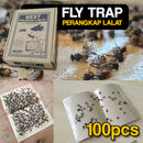 idrop [ 100PCS / BOX ] BEST Sticky Fly Trap / Perangkap Pelekat Lalat / 苍蝇贴纸(100P/BOX)