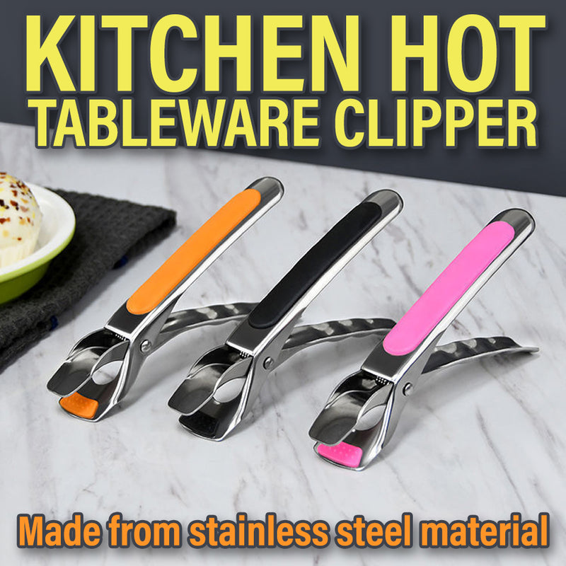 idrop Stainless Steel Anti-Scalding Nonslip Hot Plateware Clipper [ 1pc ]