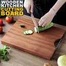 idrop Solid Thick Kitchen Wooden Cutting Board Ebony Wood / Papan Pemotong Dapur Tebal & Keras Kayu Eboni / 木菜板 乌檀木菜板 36X26X2.5CM