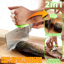idrop [ 2 IN 1 ] Hand Guard Knife Protector and Fish Scale Scraper / Pelindung Tangan dan Alat Buang Sisik / 护手刀保护器和鱼鳞刮刀