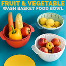 idrop 19CM Double Layer Fruit Vegetable Wash Basket Food Bowl