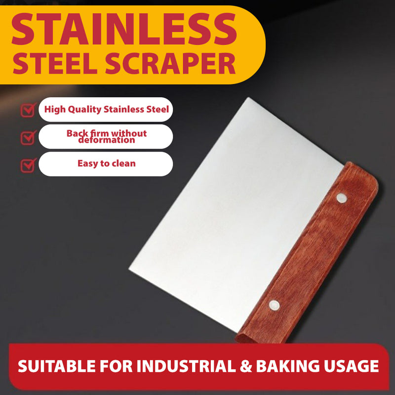 idrop Stainless Steel Scraper Knife / Pisau Pengikis Keluli Tahan Karat / 刮板刀 [ 14 x 11CM ]
