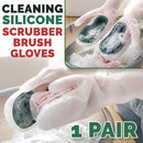 idrop Dishwashing Silicone Scrubber Cleaning Gloves [ 1 Pair ]