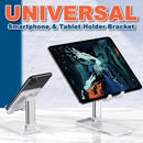 idrop Smartphone & Tablet Lifting Folding Desktop Bracket / Pemegang Alat Peranti Telefon Pintar / 智能手机和平板电脑升降折叠桌面支架