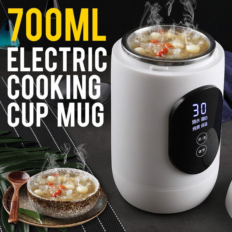 idrop 700ml Portable Electric Cooking Multifunction Kettle Cup Flask