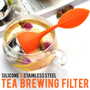 idrop Stainless Steel & Silicone Filter Tea Ball / Penapis Teh / 硅胶茶隔(不锈钢)