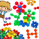 idrop Kids Children Toys - Sunflower Star Interlocking Building Colorful Toy Piece