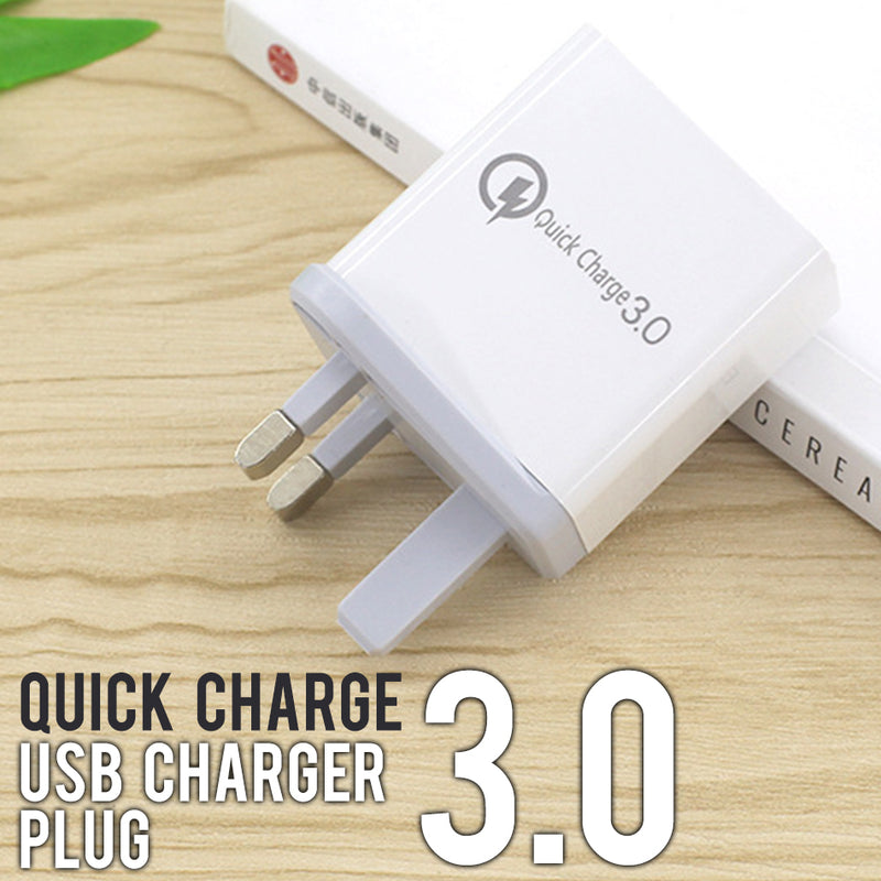 idrop 4 IN 1 Quick Charge 3.0 USB Charging 4-Port Plug ( 1pc ) / Palam Pengecasan Pantas / 快充充电插头 [ 1pc ]