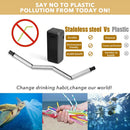 idrop Collapsible Straw SUS304 Stainless Steel / Straw Sedut Boleh Lipat / 折叠吸管SUS304不锈钢