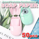 idrop 50PCS Portable Travel Size Hand Washing Dissolving Soap Paper