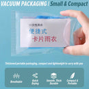 idrop Disposable Portable Travel Raincoat / Baju Hujan Pakai Buang / 一次性雨衣长款全身压缩儿童成人大人