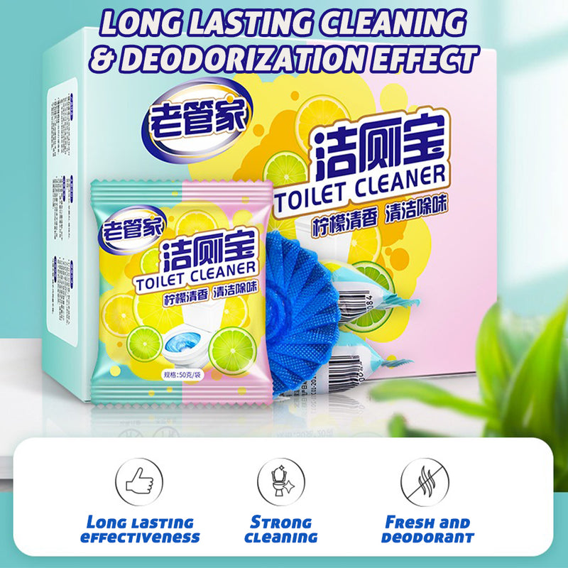 idrop [ 1pc / 5pcs ] Household Toilet Cleaner / Pencuci Mangkuk Jamban Tandas / (1PCS/5PCS)50G洁厕宝(老管家)