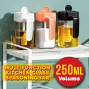 idrop [ 250ml ] Multifunctional Kitchen Glass Season Jar Container for oil, salt sugar honey
