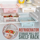 idrop Retractable Pull Out Kitchen Refrigerator Storage Organizing Box Tray