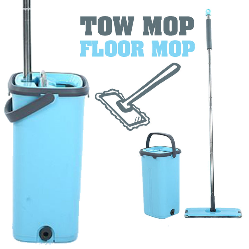 idrop TOW MOP Thin Household Mop + Bucket