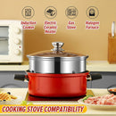 idrop [ 30CM ] Omnipotent Cooker Multifunction Maifan Stone Coating Nonstick Hotpot & Steamer / Periuk Masak & Stim Tidak Lekat / 30CM思玛特全能锅