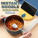 idrop [ 1000ml ] Instant Noodle Bowl Heat Insulation Internal SUS304 Stainless Steel / Mangkuk Makan Mi Segera / 304泡面碗