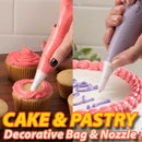 idrop Pastry & Bakery [ 20pcs ] Disposable Decorating Bags and [ 3pcs ] Decorating Nozzles Set Kits / Beg Hiasan Pastri dan Muncung /  糕点和面包店 [ 20 个 ] 一次性装饰袋和 [ 3 个 ] 装饰喷嘴套装