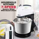 idrop 7 SPEED Handheld Kitchen Electric Whisk Mixer Beater with Stand and 2 Liter Bowl