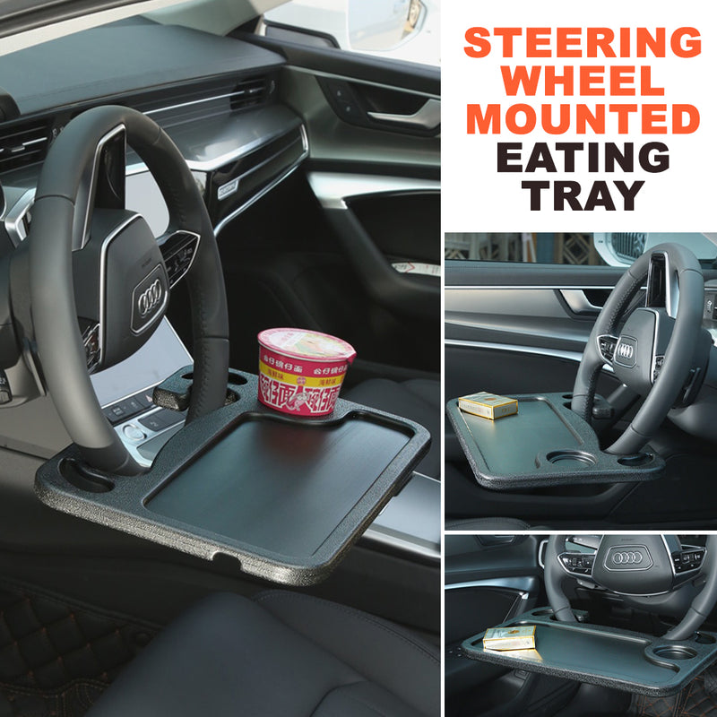 idrop Car Steering Wheel Dining Eating Food Tray / Dulang Tempat Makan Roda Kemudi Kereta / 大号餐盘(方向盘卡托车载小饭 桌) [ 42*28*2CM ]