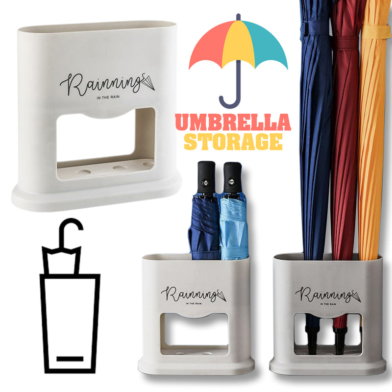 idrop RAINNING IN THE RAIN - Umbrella Compact Storage Rack Stand Compartment