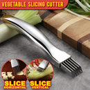 idrop Stainless Steel Vegetables and Scallion Cutter & Slicer / Pisau Bilah Pemotong Sayur / 不锈钢松肉器(不锈钢切葱器