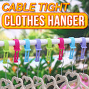 idrop [ 10PCS ] Cable Tight Clothes Hanger