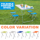 idrop Portable Foldable Outdoor Picnic Stool / Kerusi Lipat Berkhelah / 牛津布户外折叠凳(单层布) [ 27 X 33.5 X 35CM ]