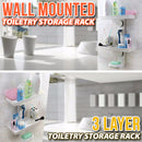 idrop [ 3 LAYER ] Multipurpose Bathroom Wall Mounted DIY Combined Rack / Rak Bilik Mandi Penyimpanan Barang / 多功能浴室壁挂式DIY组合架