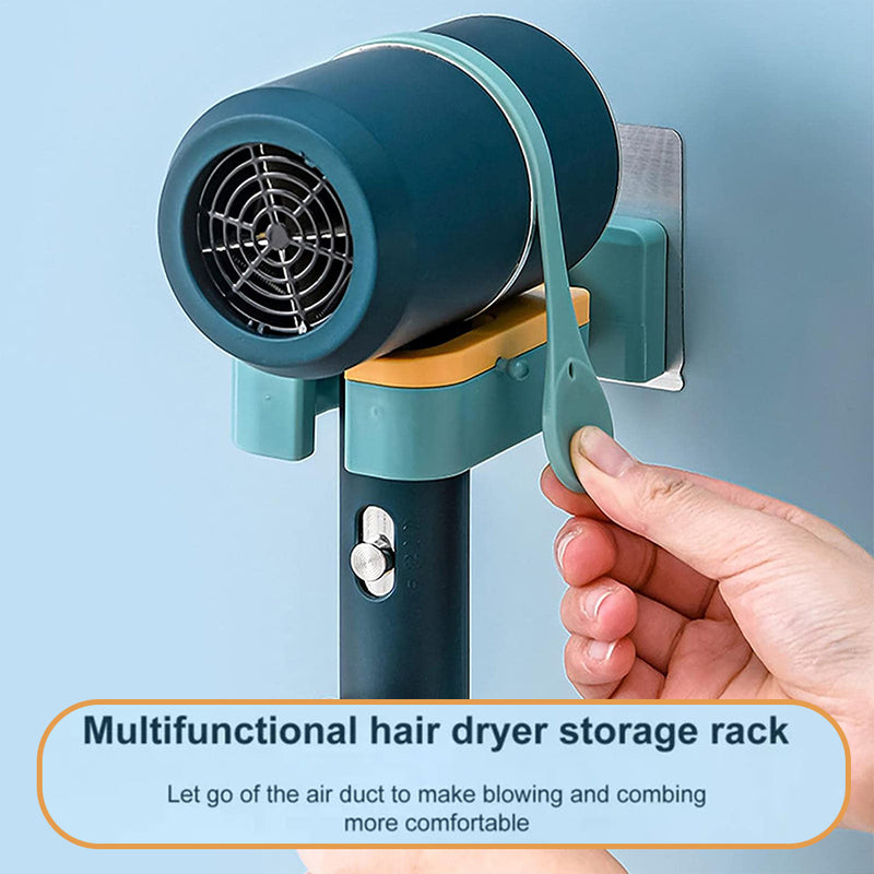 idrop Wall Mounted Hair Blow Dryer Holder Organizer / Pemegang Pengering Rambut Dinding / 旋转吹风机架