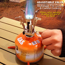 idrop Outdoor Camping Mini Stove Compact Foldable Gas Cooker Burner / Dapur Masak Mudah Alih Senang Lipat / 拓村户外野营炉子露营野炊气炉具便携燃气高山炉头野外迷你瓦斯炉