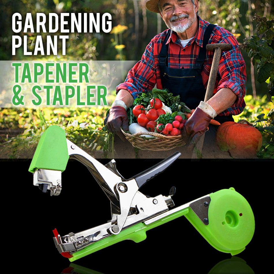 idrop 2 IN 1 Gardening Plant Branch Handheld Tapener & Stapler Clipper
