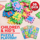 idrop [ 36pcs ] Kid's Children Alphabet & Number Mini Puzzle