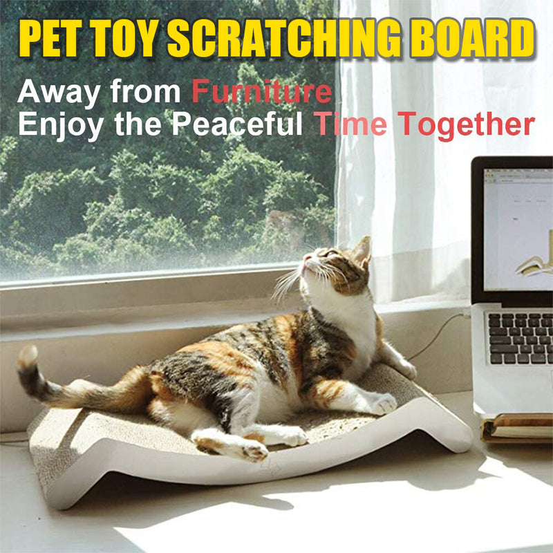 idrop Pet Cat Fun Scratcher Board Toy (1pc) / Alat Papan Mencakar Kucing / 宠物猫趣味刮板玩具 (1pc)